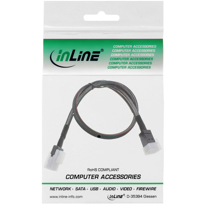 EAN 4043718211753 - InLine 27628A cable Serial Attached SCSI (SAS) 0,5 m Negro imagen 2