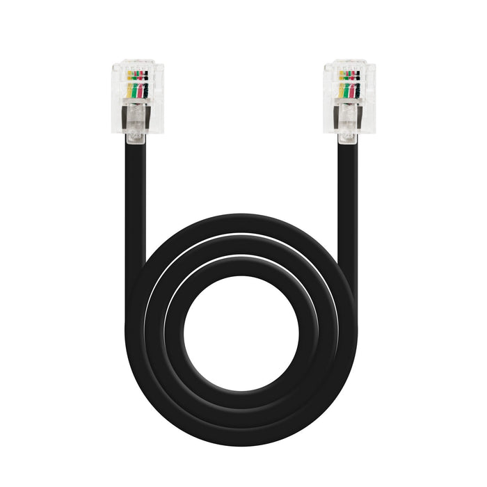 EAN 8433281006218 - Nanocable 10.32.0103-BK-OEM cable telefónico 3 m Negro imagen 1