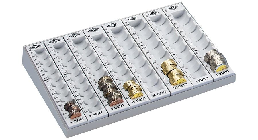 EAN 4003801055190 - Wedo 160 780037 bandeja para cajón portamonedas Metal Gris claro imagen 1