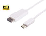 EAN 5706998092816 - Microconnect USB3.1CDPB2W adaptador de cable de vídeo 2 m USB Tipo C DisplayPort Blanco imagen 1