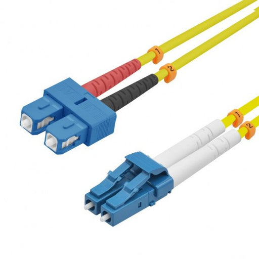 EAN 4005938166695 - Helos 216669 Cable de fibra óptica e InfiniBand 15 m LC SC Amarillo imagen 1
