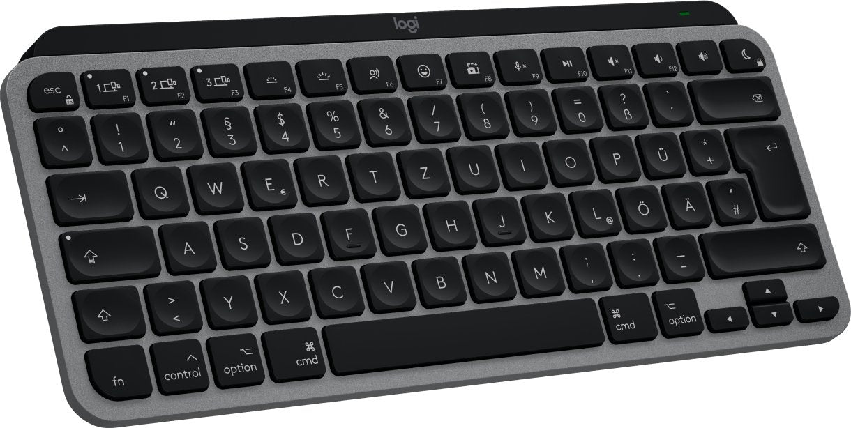 EAN 5099206122086 - Logitech MX Keys Mini For Mac teclado Hogar / Oficina Bluetooth QWERTZ Alemán Negro, Gris imagen 7