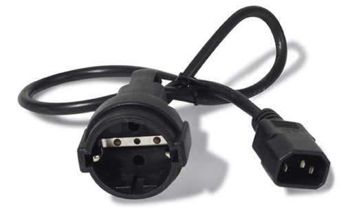 EAN 0731304198758 - APC AP9880 cable de transmisión Negro 0,6 m C14 acoplador CEE7/7 imagen 1