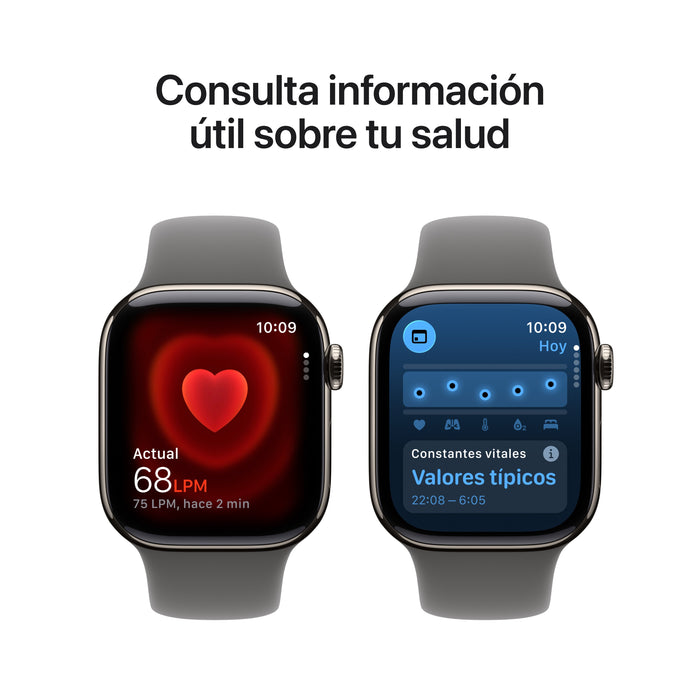 EAN 0195950470963 - Apple Watch Series 11 OLED 42 mm Digital 374 x 446 Pixeles Pantalla táctil 5G Titanio Wifi GPS (satélite) imagen 5