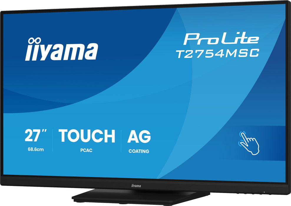 EAN 4948570125807 - iiyama ProLite T2754MSC-B2AG pantalla para PC 68,6 cm (27") 1920 x 1080 Pixeles Full HD Pantalla táctil imagen 4