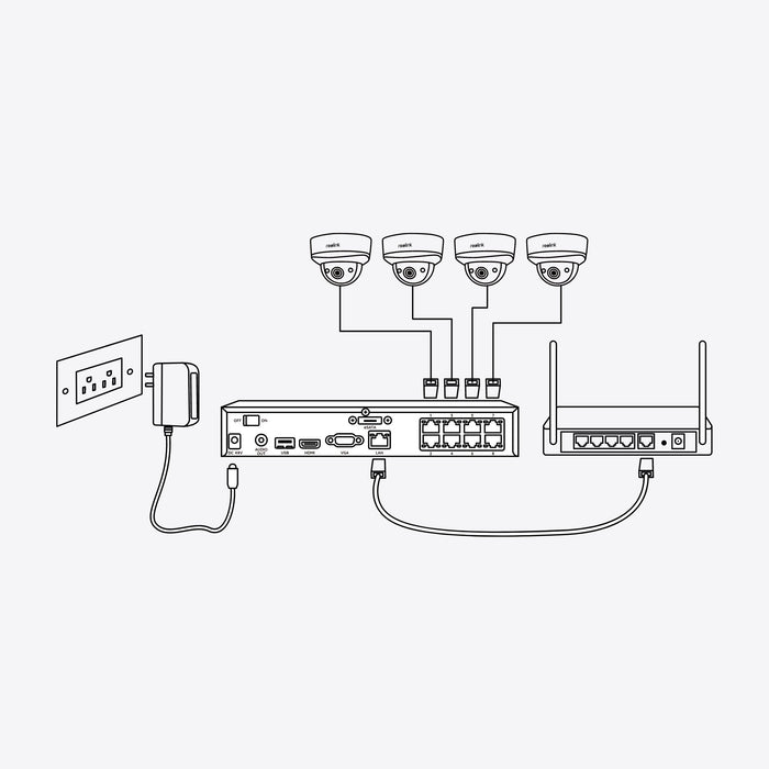 EAN 6975253983322 - Reolink NVS8-8MB4 kit de videovigilancia Alámbrico 8 canales imagen 3