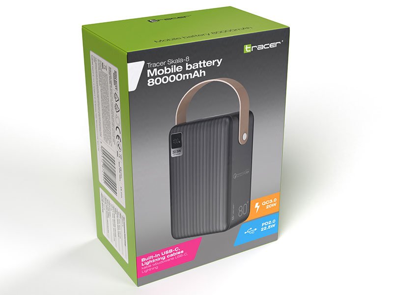 EAN 5907512872994 - Tracer Skala-8 80000 mAh Negro imagen 3