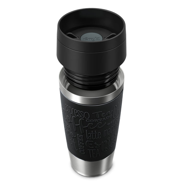 EAN 4009049544809 - EMSA Travel Mug Classic N2020200 taza de viaje 360 ml Negro, Acero inoxidable Acero inoxidable imagen 2