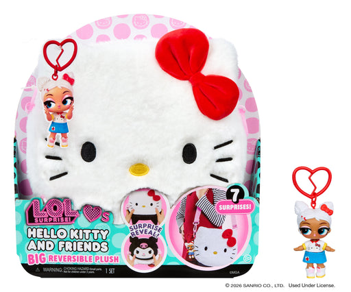 EAN 0035051249849 - L.O.L. Surprise! L.O.L. Surprise Loves Hello Kitty & Friends BIG Reversible Plush imagen 1