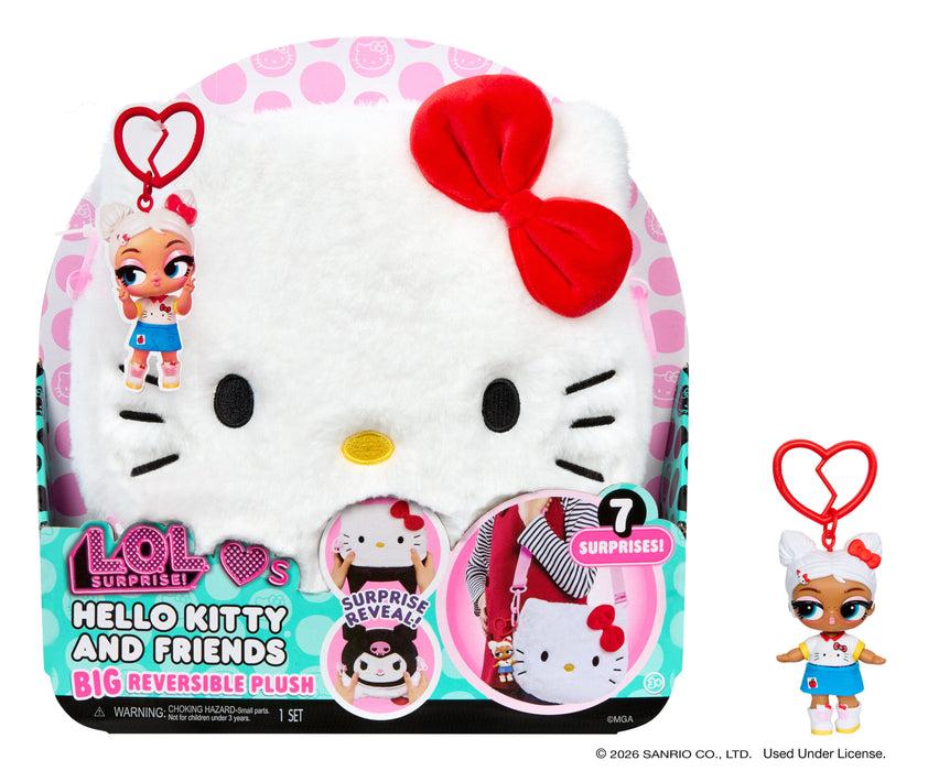 EAN 0035051249849 - L.O.L. Surprise! L.O.L. Surprise Loves Hello Kitty & Friends BIG Reversible Plush imagen 1