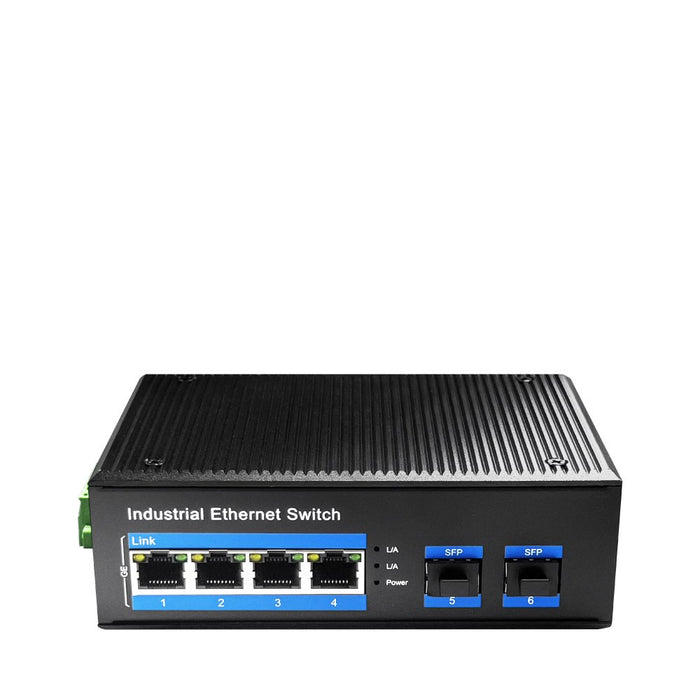 EAN 6971690792237 - Cudy IG1004S2P switch No administrado Gigabit Ethernet (10/100/1000) Energía sobre Ethernet (PoE) Negro imagen 1