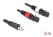 EAN 4043619881765 - DeLOCK 88176 cable de audio 2 m RJ-45 2 x XLR (3-pin) Negro imagen 2