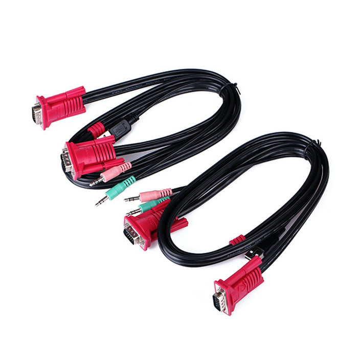EAN 8436574700633 - AISENS A111-0064 interruptor KVM Montaje en rack Negro imagen 2