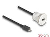 EAN 4043619881840 - DeLOCK 88184 cable USB USB 2.0 0,3 m USB B Negro, Plata imagen 2
