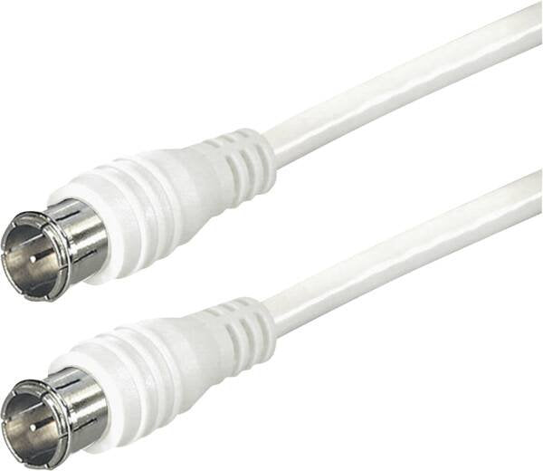 EAN 4012386431183 - Transmedia FH 1-10 DQL cable coaxial 10 m Tipo F Blanco imagen 1
