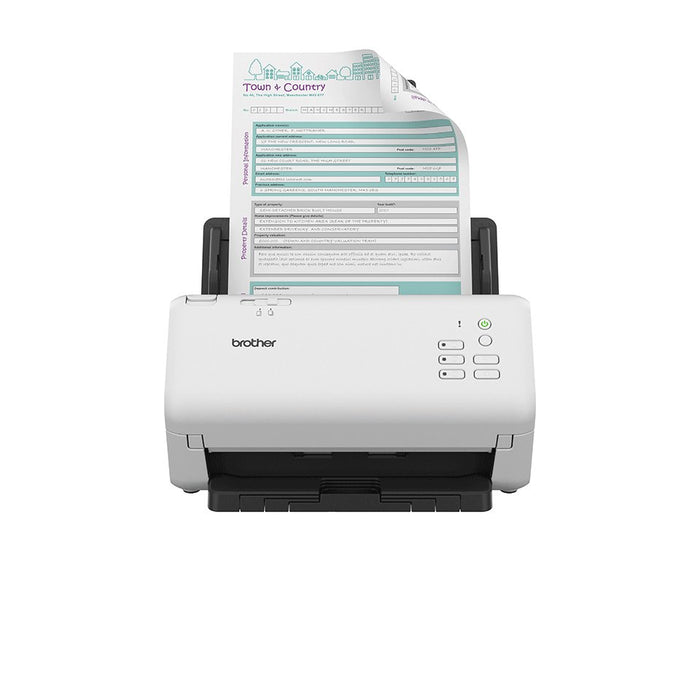 EAN 4977766814638 - Brother ADS-4300N escaner Escáner con alimentador automático de documentos (ADF) 600 x 600 DPI A4 Negro,  imagen 1