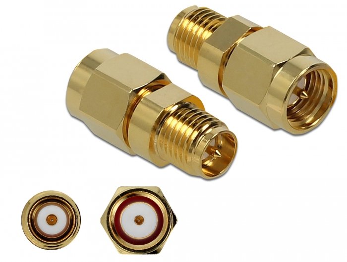 EAN 4043619899739 - DeLOCK 89973 conector SMA, RP-SMA Oro imagen 1