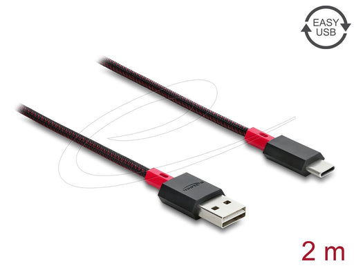 EAN 4043619815432 - DeLOCK 81543 cable USB USB 2.0 2 m USB A USB C Rojo, Negro imagen 1