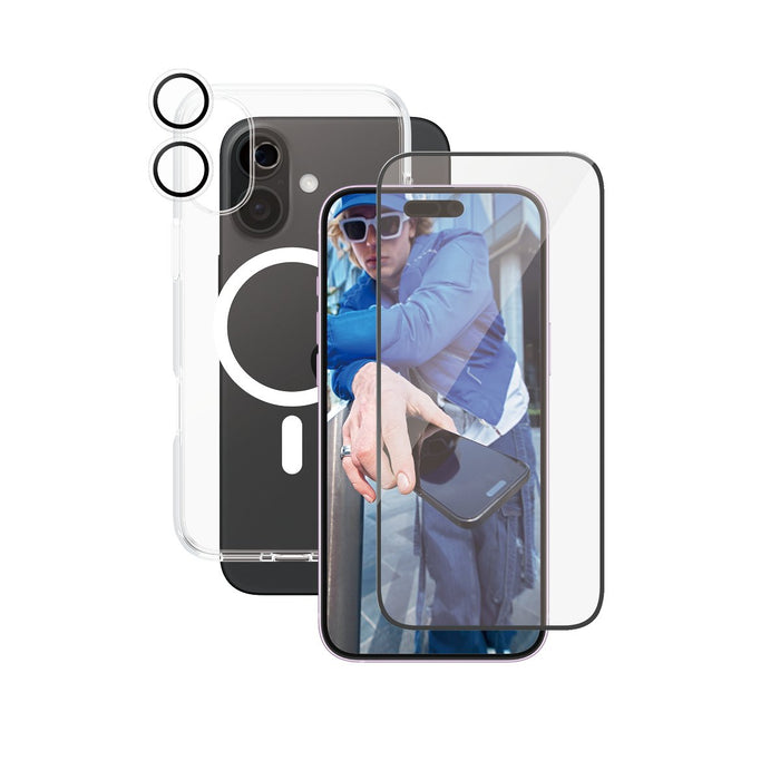 EAN 5715685004810 - PanzerGlass ® | CARE by ® Flagship 3-in-1 Bundle iPhone 16 Plus Protector de pantalla Apple 1 pieza(s) imagen 1