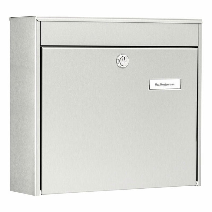 EAN 4003482187302 - BURG-WÄCHTER Borkum 3878 Ni mailboxes Acero inoxidable Buzón de correos para montaje en verja imagen 5