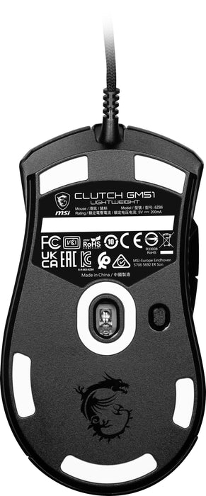 EAN 4711377030168 - MSI CLUTCH GM51 LIGHTWEIGHT ratón Juego mano derecha USB tipo A Óptico 26000 DPI imagen 8