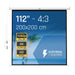 EAN 8435364308929 - iggual PSIES200 pantalla de proyección 2,82 m (111") 1:1 imagen 17