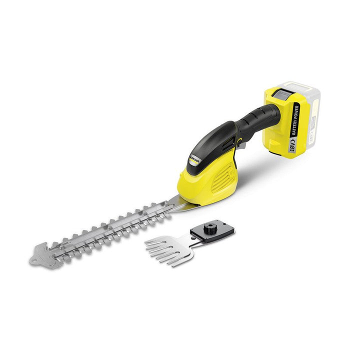 EAN 4054278547985 - Kärcher GSH 18-20 Battery tijera de césped inalámbrica 20 cm 18 V Negro, Amarillo imagen 1