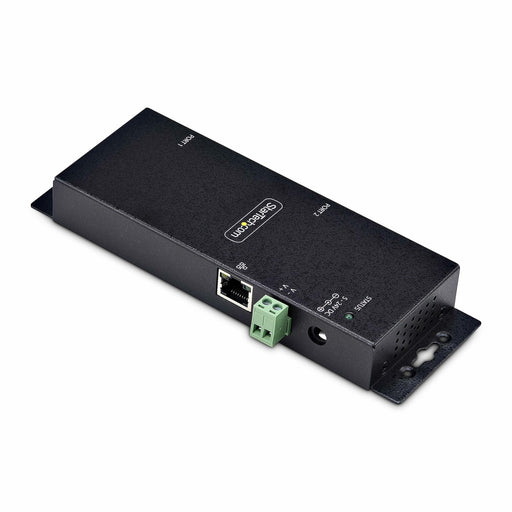 EAN 0065030905992 - StarTech.com I23-SERIAL-ETHERNET convertidor, repetidor y aislador en serie RS-232 RJ-45 Negro imagen 2