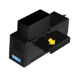 EAN 5904006036658 - Orvaldi ID1K0CH sistema de alimentación ininterrumpida (UPS) Línea interactiva 1 kVA 600 W imagen 4