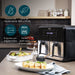 EAN 8712836969360 - Princess 182074 Doble 8 L Independiente 1700 W Freidora de aire caliente Negro, Acero inoxidable imagen 22