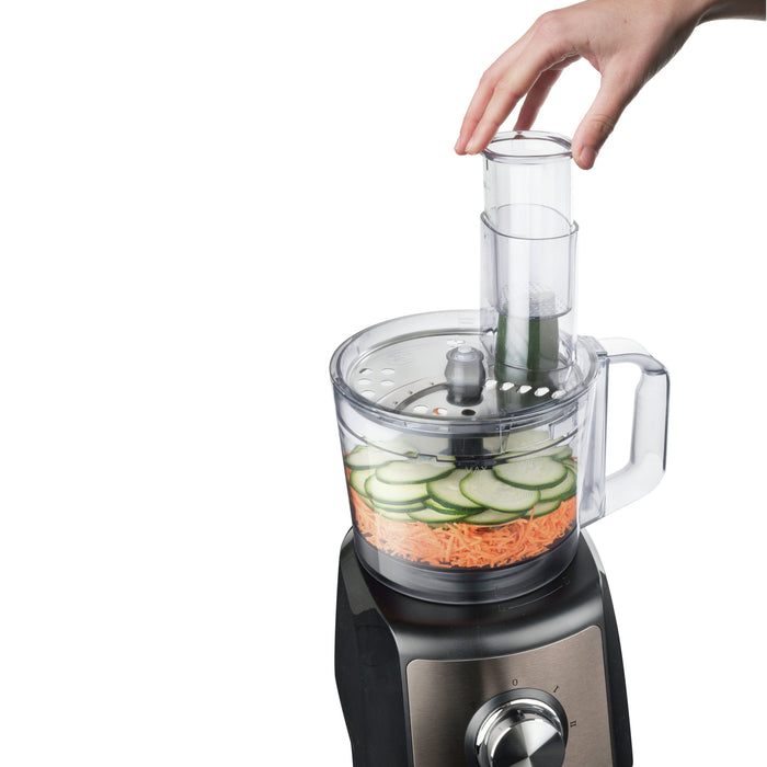 EAN 8432406250055 - Black & Decker BXFPA1200E robot de cocina 1200 W 1,5 L Negro, Acero inoxidable imagen 14