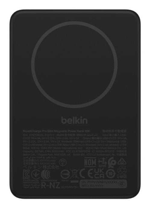 EAN 0745883953400 - Belkin BPD018HQBK batería externa 10000 mAh Cargador inalámbrico Negro imagen 2