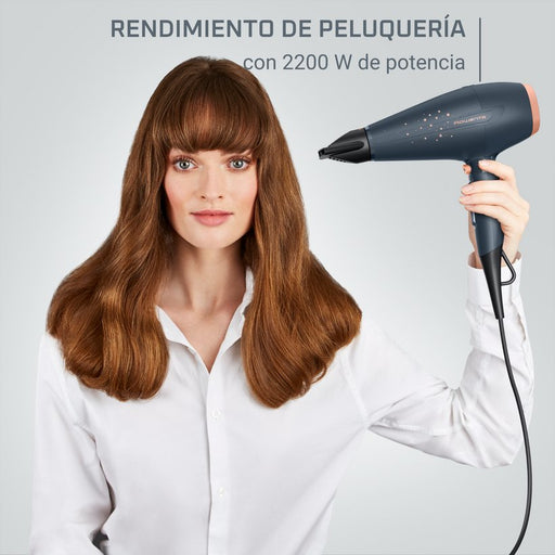 EAN 3121040090503 - Rowenta CV7231F0 secador 2200 W Negro, Azul imagen 2