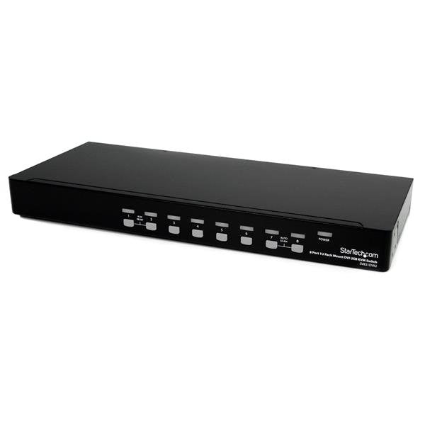 EAN 0065030842303 - StarTech.com SV831DVIU interruptor KVM Montaje en rack Negro imagen 1