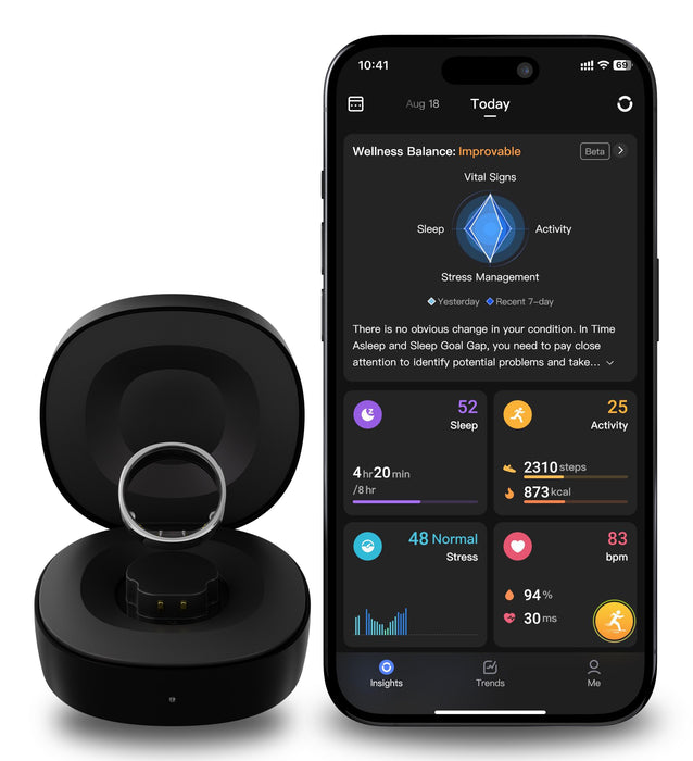 EAN 6975377551308 - RingConn Gen 2 No Anillo inteligente rastreador de actividad IP68 Negro imagen 6