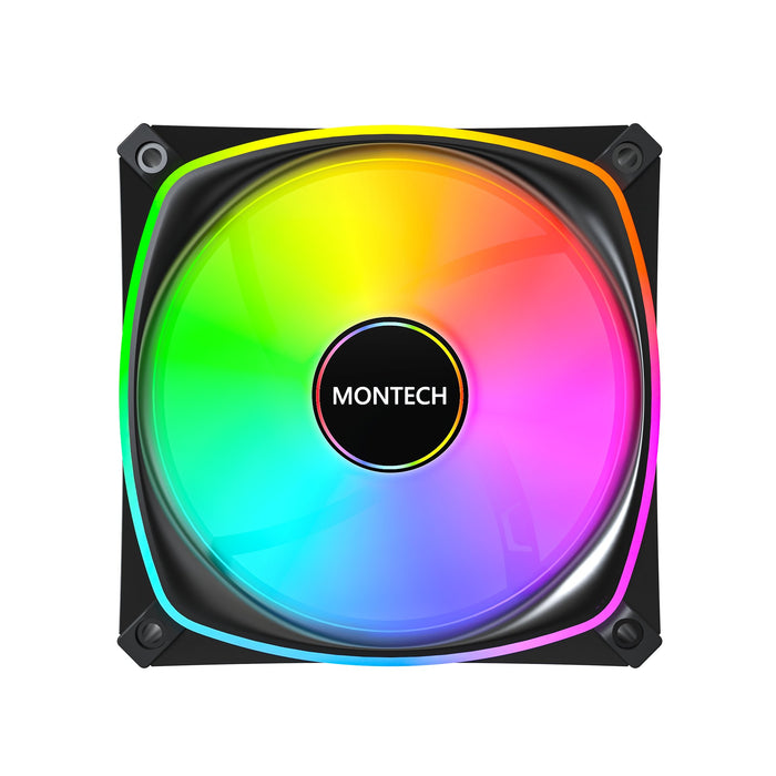 EAN 4710562748536 - Montech RX120 PRO Carcasa del ordenador Ventilador 12 cm Blanco 3 pieza(s) imagen 4