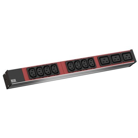 EAN 4057298006692 - Bachmann 800.2332 unidad de distribución de energía (PDU) 11 salidas AC 1U Negro, Rojo imagen 1