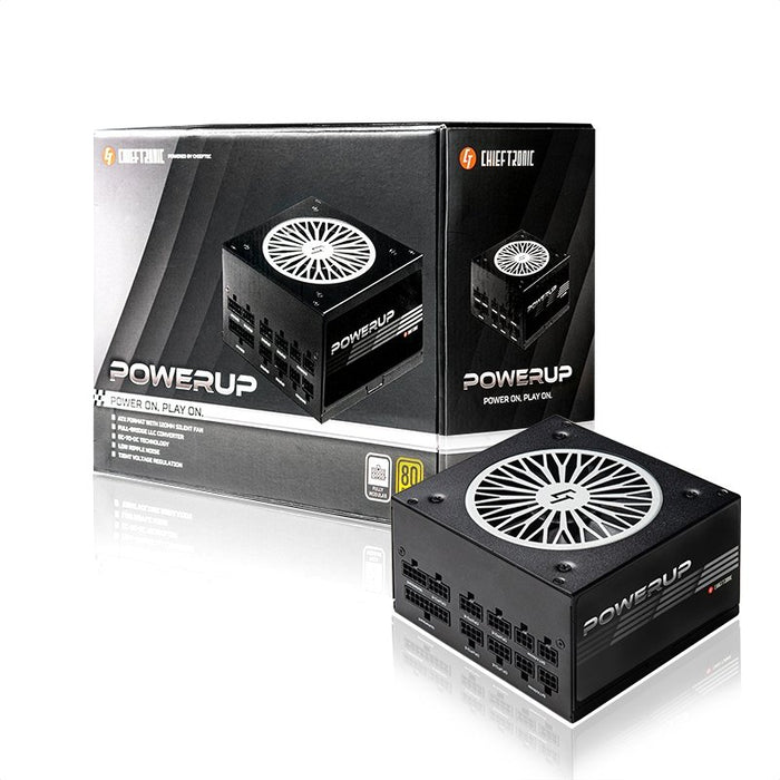 EAN 0753263077202 - Chieftec PowerUp GPX-850FC unidad de fuente de alimentación 850 W 20+4 pin ATX ATX Negro imagen 8