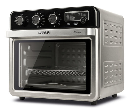 EAN 8055176404482 - G3 Ferrari G1022100 freidora Sencillo 32 L Independiente 2000 W Freidora de aire caliente Negro, Acero in imagen 2
