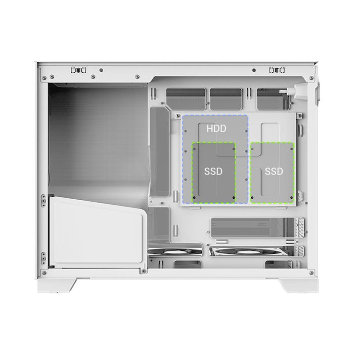 EAN 6931858712040 - GameMax NEX C33 WH carcasa de ordenador Blanco imagen 11