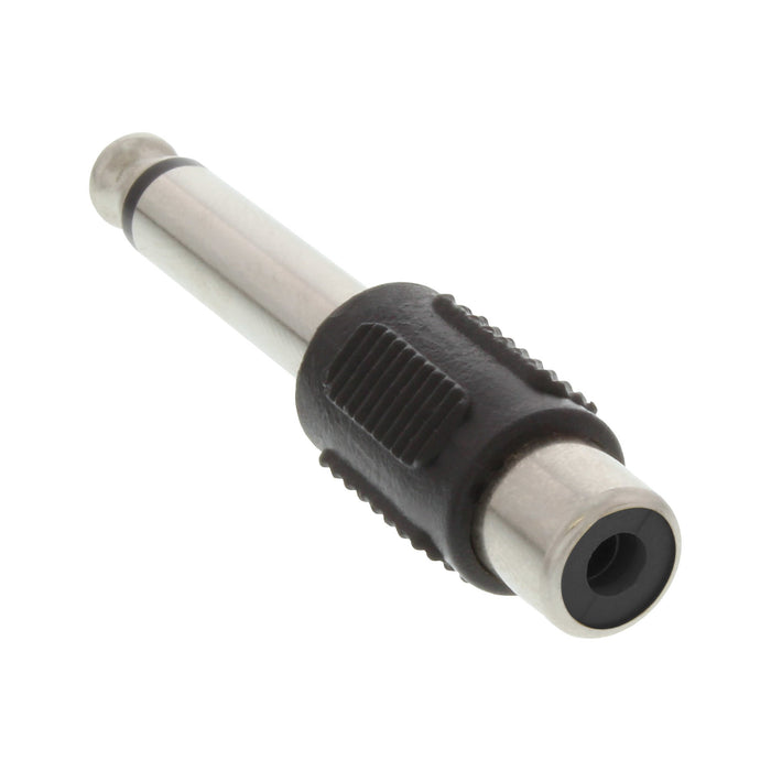 EAN 4043718066001 - InLine 99322 cambiador de género para cable 6.3mm jack male RCA F Negro, Plata imagen 1