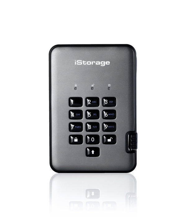EAN 5060220251878 - iStorage diskAshur PRO2 disco duro externo 4 TB 5400 RPM 2.5" USB tipo A 3.2 Gen 1 (3.1 Gen 1) Negro imagen 1