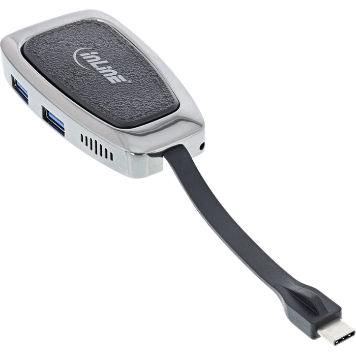 EAN 4043718296088 - InLine 33272A hub de interfaz USB 3.2 Gen 2 (3.1 Gen 2) Type-C 10000 Mbit/s Plata imagen 3