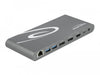EAN 4043619877720 - DeLOCK 87772 base para portátil y replicador de puertos Alámbrico Thunderbolt 3 Gris imagen 2
