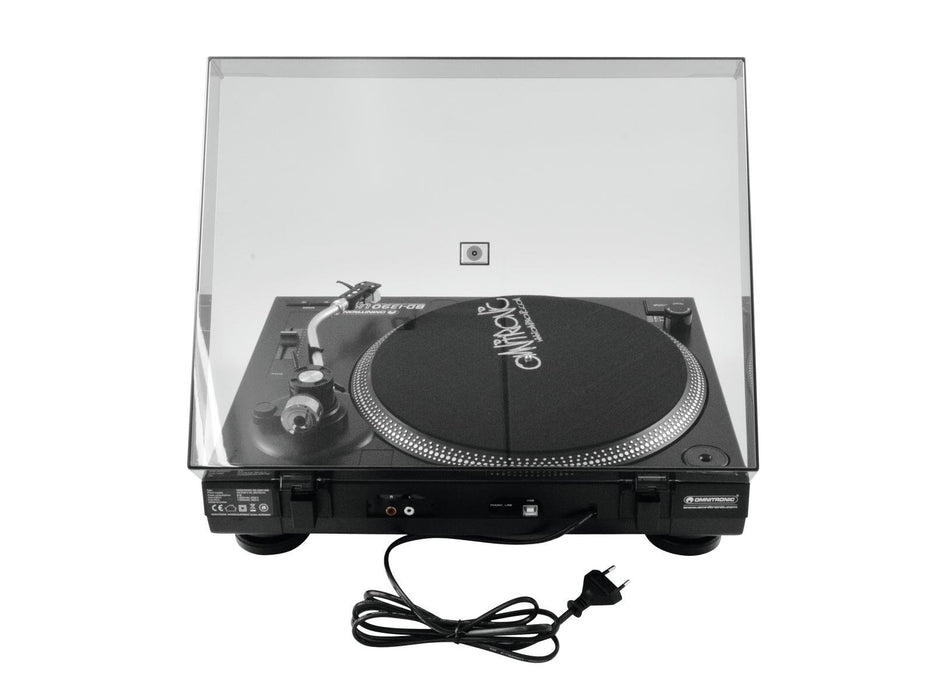 EAN 4026397356083 - Omnitronic BD-1390 Tocadiscos de tracción por correa portátil Negro imagen 5