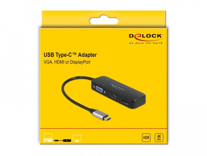 EAN 4043619641567 - DeLOCK 64156 base para portátil y replicador de puertos Alámbrico Thunderbolt 3 Negro imagen 2