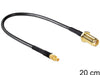 EAN 4043619885800 - DeLOCK 88580 cable coaxial 0,2 m SMA MMCX Negro imagen 2