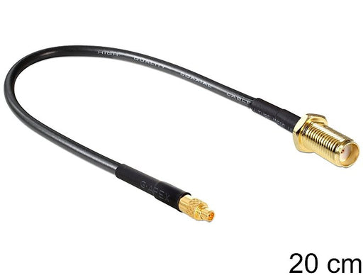 EAN 4043619885800 - DeLOCK 88580 cable coaxial 0,2 m SMA MMCX Negro imagen 2