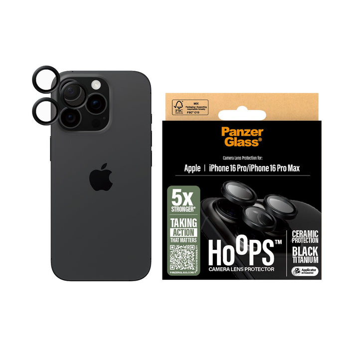 EAN 5715685002991 - PanzerGlass ® Hoops® Ceramic Camera Lens Protector iPhone 16 Pro | 16 Pro Max Protector de pantalla Apple imagen 2