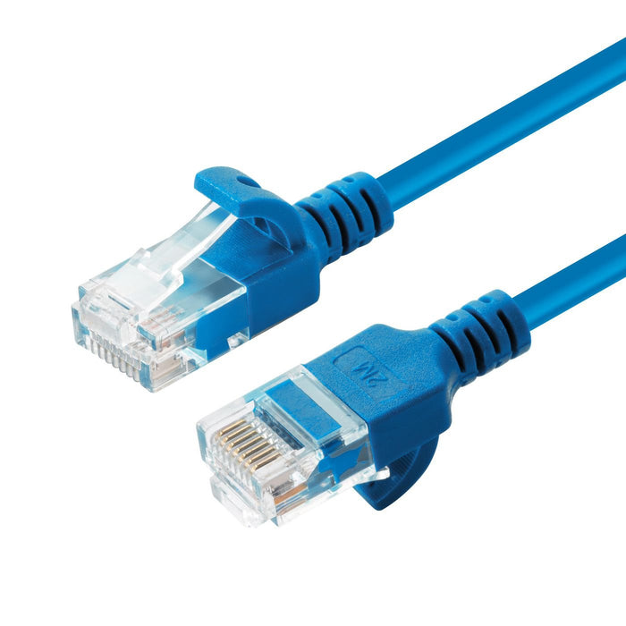 EAN 5704174043942 - Microconnect V-UTP6A0025B-SLIM cable de red Azul 0,25 m Cat6a U/UTP (UTP) imagen 1